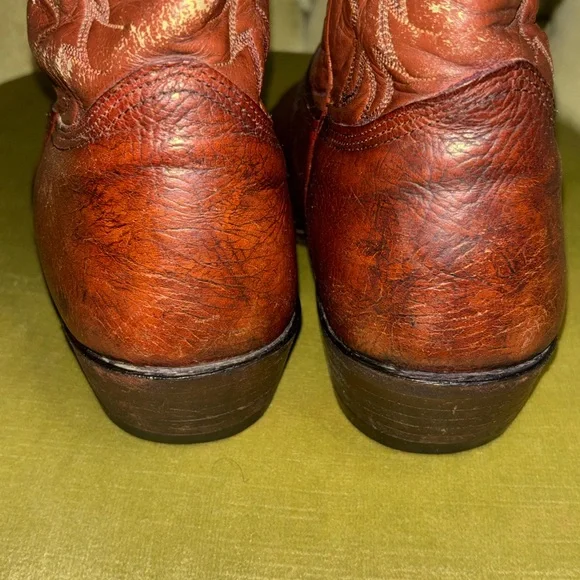 Nocona Men’s 12D Brown Leather Cowboy Western Boots USA Made - Picture 3 of 10